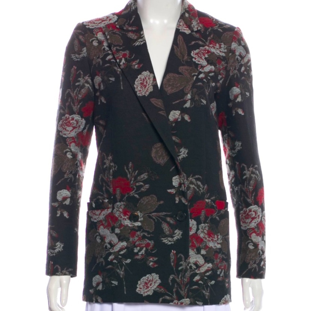 Ganni floral blazer XS in pristine condition